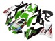 Beste Kawasaki ZX10R Motorrad Verkleidung 2021-2025 - Grun Schwarz Weiss Rot Blau Showr Elf Monster