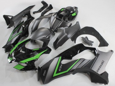 Beste Kawasaki ZX10R Motorrad Verkleidung 2021-2025 - Grau Grun Schwarz