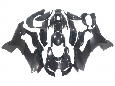 Beste Kawasaki ZX10R Motorrad Verkleidung 2021-2025 - Schwarze Carbonfaser