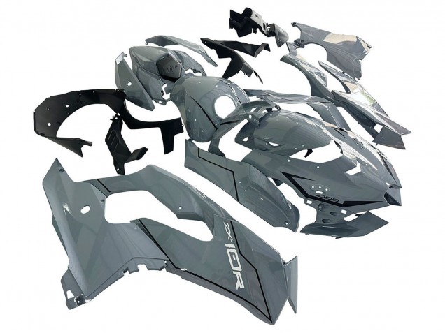 Beste Kawasaki ZX10R Motorrad Verkleidung 2021-2025 - Grau