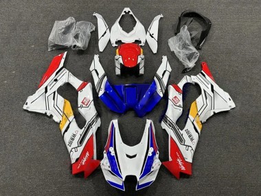 Beste Kawasaki ZX10R Motorrad Verkleidung 2021-2025 - Weiss Rot Blau Gelb WB102