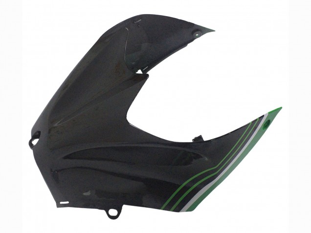Beste Kawasaki ZX14R ZZR1400 Motorrad Verkleidung 2012-2024 - Grun Glanzendes Schwarz Streifen