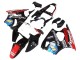 Beste Kawasaki ZX6R Motorrad Verkleidung 2000-2002 - Glanzendes Schwarz Rot Blau Rot PlayStation 2