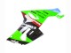 Beste Kawasaki ZX6R Motorrad Verkleidung 2005-2006 - Grun Rot Schwarz Elf 66