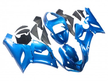 Beste Kawasaki ZX6R Motorrad Verkleidung 2005-2006 - Glanzendes Blau