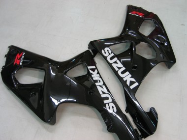 Beste Suzuki GSXR1000 Motorrad Verkleidung 2000-2002 - Glanzendes Schwarz