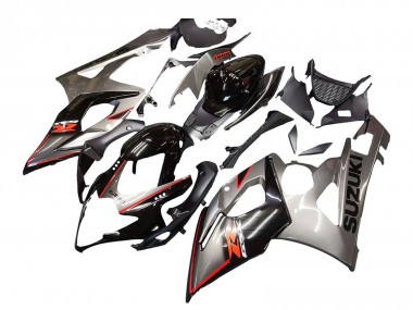 Beste Suzuki GSXR 1000 Motorrad Verkleidung 2005-2006 - Silber Schwarz Rot
