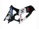 Beste Suzuki GSXR 1000 Motorrad Verkleidung 2007-2008 - Glanzendes Schwarz Weiss West