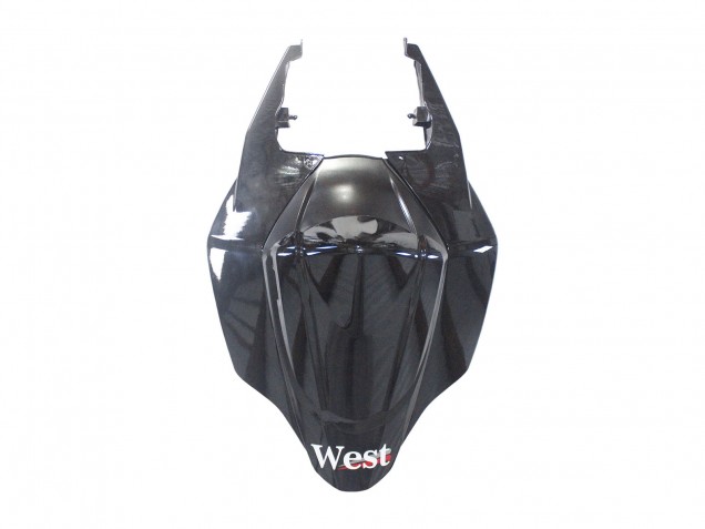 Beste Suzuki GSXR 1000 Motorrad Verkleidung 2007-2008 - Glanzendes Schwarz Weiss West