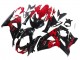 Beste Suzuki GSXR 1000 Motorrad Verkleidung Kit 2009-2016 - Glanzendes Schwarz Rot