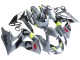 Beste Suzuki GSXR 1000 Motorrad Verkleidung 2009-2016 - Grau Neon Gelb Schwarz Motul
