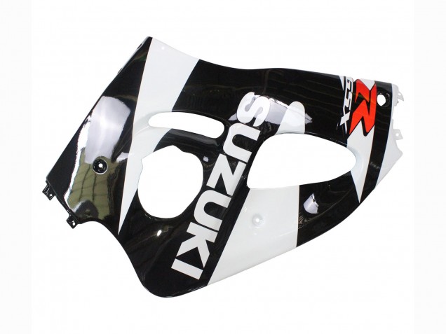Beste Suzuki GSXR 600 / GSXR 750 Motorrad Verkleidung 1996-2000 - Schwarz Weiss