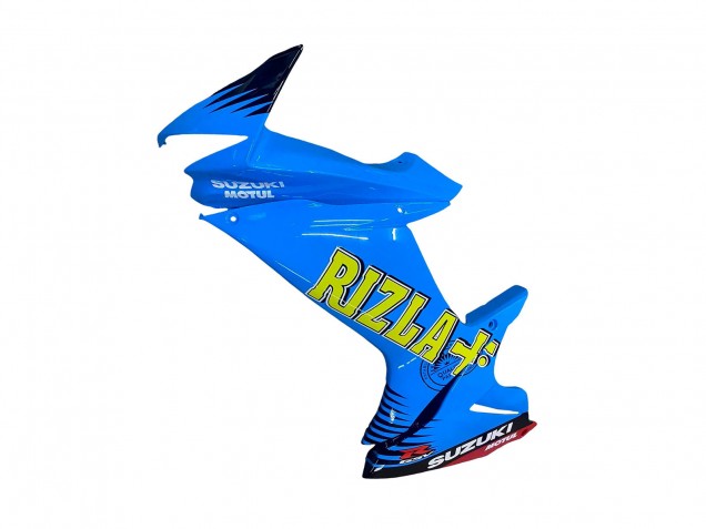 Beste Suzuki GSXR 600 / GSXR 750 Motorrad Verkleidung 2011-2024 - Blau Gold Rot Schwarz Rizla
