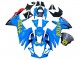 Beste Suzuki GSXR 600 / GSXR 750 Motorrad Verkleidung 2011-2024 - Blau Gold Rot Schwarz Rizla