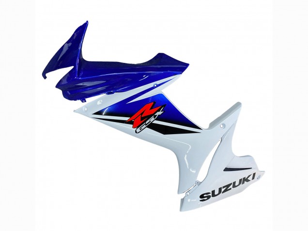 Beste Suzuki GSXR 600 / GSXR 750 Motorrad Verkleidung 2011-2024 - Weiss Blau Rot