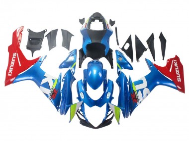 Beste Suzuki GSXR 600 / GSXR 750 Motorrad Verkleidung 2011-2024 - Blau Rot