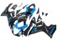 Beste Suzuki GSXR 600 / GSXR 750 Motorrad Verkleidung 2011-2024 - Blau Matt Schwarz