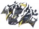 Beste Yamaha YZF R3/R25 Motorrad Verkleidung 2019-2021 - Gold Schwarz Carbonfaser