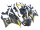 Beste Yamaha YZF R3/R25 Motorrad Verkleidung 2019-2021 - Gold Schwarz Carbonfaser