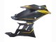 Beste Yamaha YZF R3/R25 Motorrad Verkleidung 2019-2021 - Gold Schwarz Carbonfaser