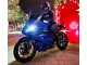 Beste Yamaha YZF R3/R25 Motorrad Verkleidung 2022-2024 - Blau Glanzendes Schwarz