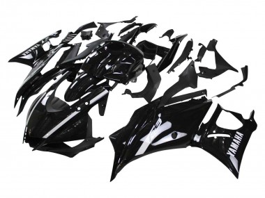 Beste Yamaha YZF R3/R25 Motorrad Verkleidung 2022-2024 - Glanzendes Schwarz