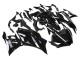 Beste Yamaha YZF R3/R25 Motorrad Verkleidung 2022-2024 - Glanzendes Schwarz