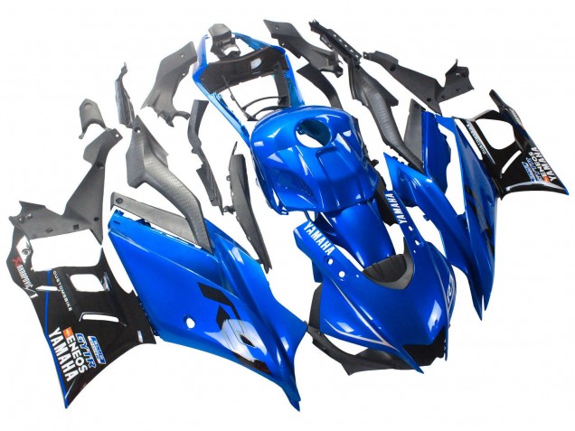 Beste Yamaha YZF R3/R25 Motorrad Verkleidung 2022-2024 - Blau Schwarz ENEOS