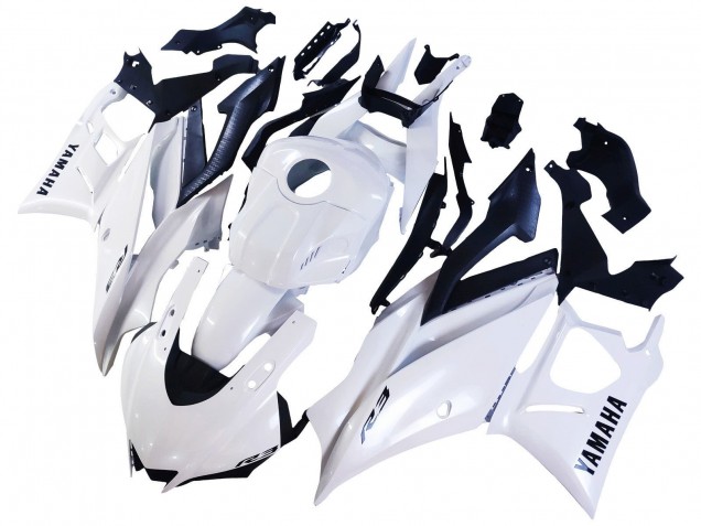 Beste Yamaha YZF R3/R25 Motorrad Verkleidung 2022-2024 - Weiss