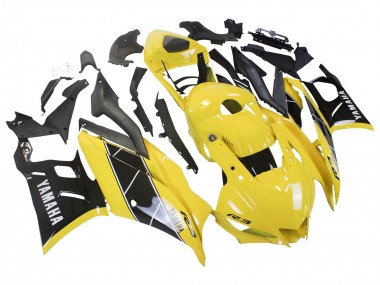 Beste Yamaha YZF R3/R25 Motorrad Verkleidung 2022-2024 - Gelb Schwarz