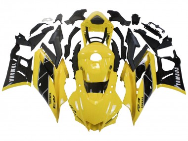 Beste Yamaha YZF R3/R25 Motorrad Verkleidung 2022-2024 - Gelb Schwarz