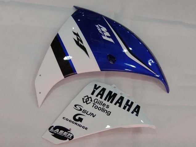 Beste Yamaha YZF 1000 R1 Motorrad Verkleidung 2009-2011 - Weiss Blau Schwarz M1