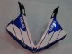 Beste Yamaha YZF 1000 R1 Motorrad Verkleidung 2009-2011 - Weiss Blau Schwarz M1