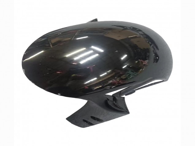Beste Yamaha YZF 1000 R1 Motorrad Verkleidung 2009-2011 - Glanzendes Schwarz Weiss Aufkleber