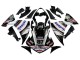 Beste Yamaha YZF 1000 R1 Motorrad Verkleidung 2009-2011 - Glanzendes Schwarz Weiss Rot Volvo Fimer Yamalube 87