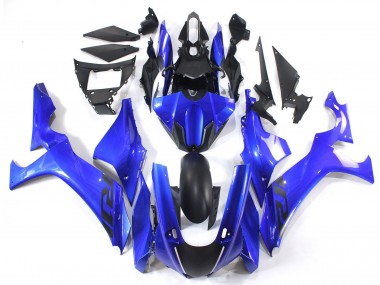 Beste Yamaha YZF 1000 R1 Motorrad Verkleidung 2020-2025 - Blau Matt Schwarz