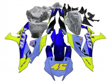 Beste Yamaha YZF 1000 R1 Motorrad Verkleidung 2020-2025 - Blau Gelb GYTR 46