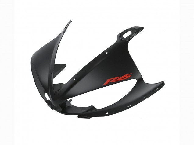Beste Yamaha YZF R6S Motorrad Verkleidung 2006-2009 - Matt Schwarz