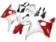 Beste Yamaha YZF R6S Motorrad Verkleidung 2006-2009 - Weiss Rot