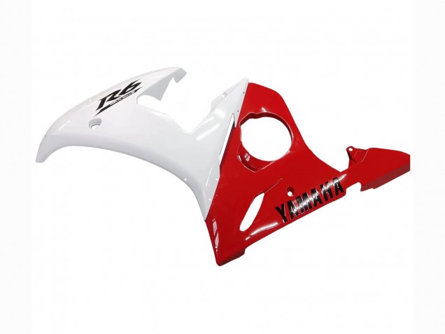 Beste Yamaha YZF R6S Motorrad Verkleidung 2006-2009 - Weiss Rot