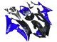 Beste Yamaha YZF 600 R6 Motorrad Verkleidung 2008-2016 - Blau Glanzendes Schwarz