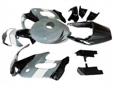 Beste Honda VTR1000F Motorrad Verkleidung 1997-2005 - Grau Schwarz