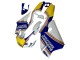 Beste Honda NSR250 Motorrad Verkleidung 1994-1996 - Weiss Blau Gelb Gold Rothmans