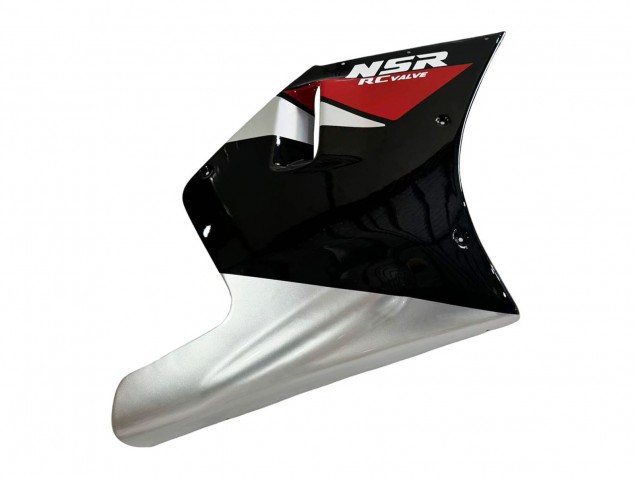 Beste Honda NSR250R Motorrad Verkleidung 1988-1989 - Silber Rot Glanzendes Schwarz