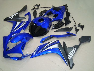 Beste Yamaha YZF R1 Motorrad Verkleidung 2007-2008 - Blau Weiss Schwarz