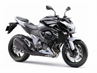 Beste Kawasaki Z800 Motorrad Verkleidung 2013-2018 - Weiss Glanzendes Schwarz Grun