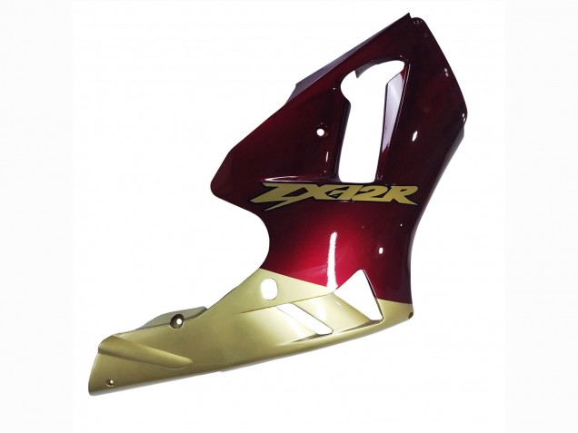 Beste Kawasaki ZX12R Motorrad Verkleidung 2000-2001 - Rot Gold