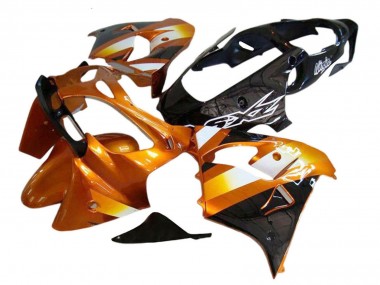 Beste Kawasaki ZX9R Motorrad Verkleidung 2000-2001 - Orange Schwarz