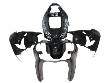 Beste Kawasaki ZX9R Motorrad Verkleidung 2000-2001 - Glanzendes Schwarz