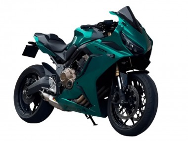 Beste Honda CBR650R Motorrad Verkleidung 2021-2023 - Dunkel Grun